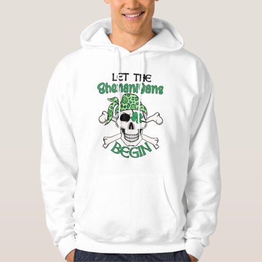 Veste À Capuche Que les Shenanigans commencent la Saint Patrick (Devant)