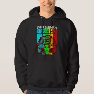 Veste À Capuche Queen Afro Melanin Black Girl Magic Women Girls 1
