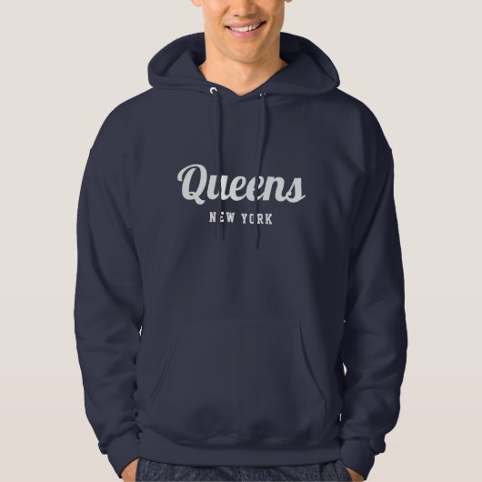 Veste À Capuche Queens New York (Devant)