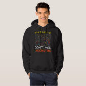 Veste À Capuche Quelle partie des maths vous ne comprenez pas (Devant entier)