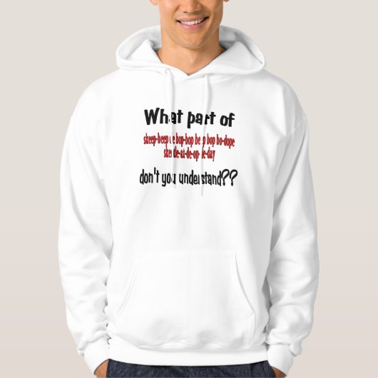 Veste À Capuche Quelle partie ne comprenez-vous pas ? (Devant)