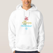 Veste À Capuche Quelqu'un a dit Noël (Devant)