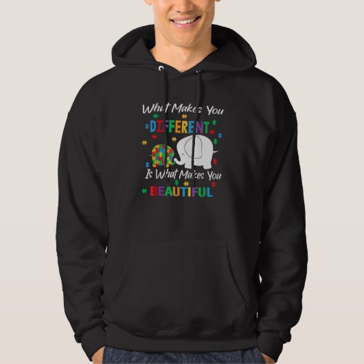 Veste À Capuche Qu'est-ce qui fait que l'enfant autiste différent (Devant)