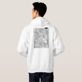 Veste À Capuche Quezon City Philippines Map (Dos entier)