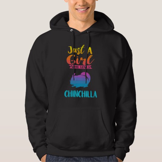 Veste À Capuche Qui aime Chinchilla (Devant)
