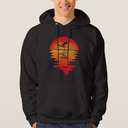 Veste À Capuche Quille de Bowling de l'Équipe de Frappe du Coucher (Devant)