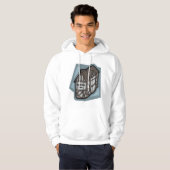 Veste À Capuche Quirky Tudor House Architecture médiévale (Devant entier)