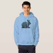 Veste À Capuche Rabbit - Stylet et dessin style encre (Devant entier)