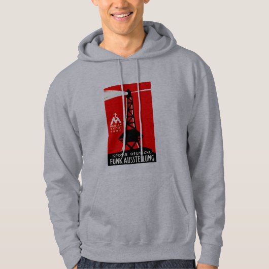 Veste À Capuche Radio 1926 + Affiche de radiodiffusion (Devant)