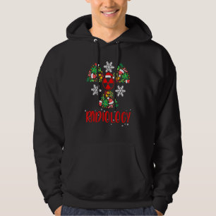 Veste À Capuche Radiologie avec l'arbre de Noël Casquette radiolog