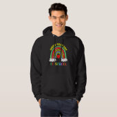 Veste À Capuche Rainbow Joyeux Premier Jour De L'École Professeurs (Devant entier)
