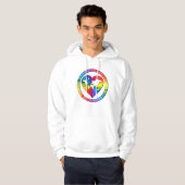 Veste À Capuche Rainbow Soul Circle (Devant entier)