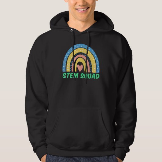 Veste À Capuche Rainbow Stem Science Technique Technique Technique (Devant)