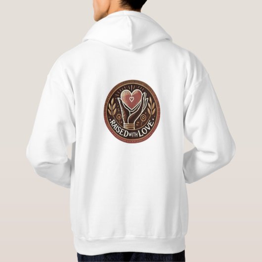 Veste À Capuche Raised With Love Sweatshirt (Dos)