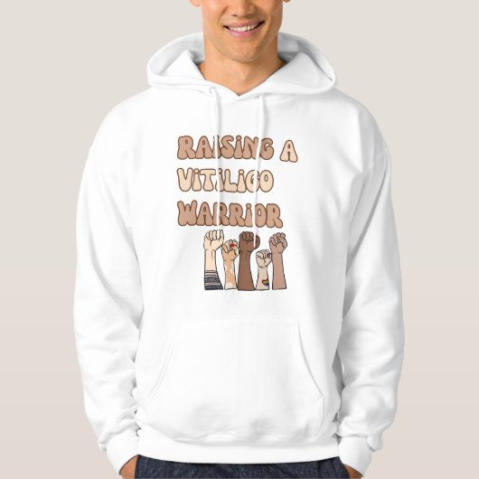 Veste À Capuche Raising a Vitiligo Warrior – Self Love, Strength & (Devant)