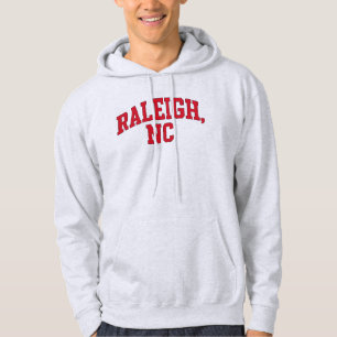 Veste À Capuche Raleigh NC Varsity Block Letter Design - Bold City