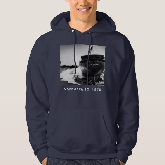 Veste À Capuche Rappelez-vous l'Edmund Fitzgerald (Devant)