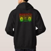 Veste À Capuche Rasta ghetto blaster (Dos)