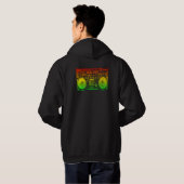 Veste À Capuche Rasta ghetto blaster (Dos entier)