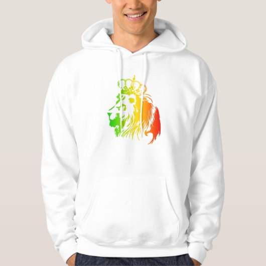 Veste À Capuche Rasta - Lion conquérant de Juda (Devant)