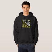 Veste À Capuche Rayures de zèbre (Devant entier)