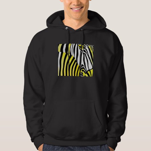 Veste À Capuche Rayures de zèbre (Devant)