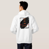 Veste À Capuche RAZID Arabic Quote Back Print Hoodie – Modern Stre (Dos entier)