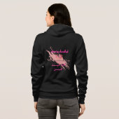 Veste À Capuche RAZID Arabic Typography Hoodie – Modern Abstract C (Dos entier)