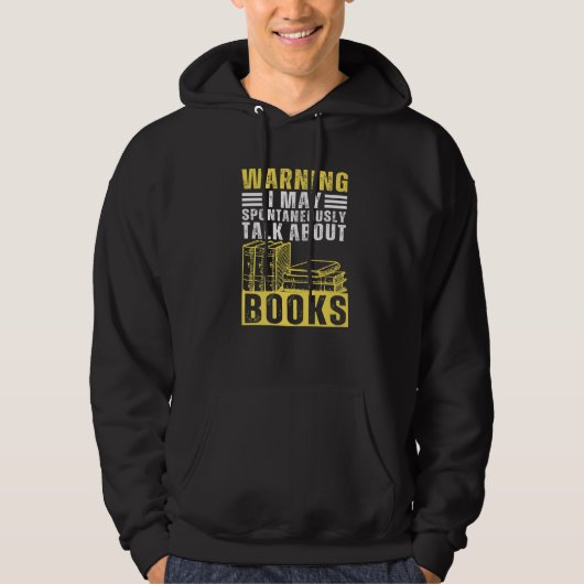 Veste À Capuche Reading Sayings for Readers Book Nerd Library Read (Devant)