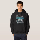 Veste À Capuche Réception de l'escouade dentaire Dentiste (Devant entier)