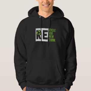 Veste À Capuche Recycler Réutiliser Renouveler Repenser Crise Envi