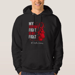 Veste À Capuche Red Ribbon Stepmère Hémophilie Sensibilisation