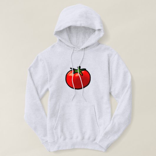 Veste À Capuche Red Tomato Whimsical Custom Art (Design devant)