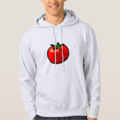 Veste À Capuche Red Tomato Whimsical Custom Art (Devant)