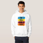 Veste À Capuche Réfléchis, rêve, conquérir, atteindre (Devant entier)
