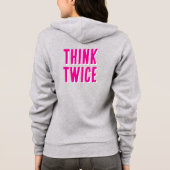 Veste À Capuche Réfléchissez deux fois (Dos)