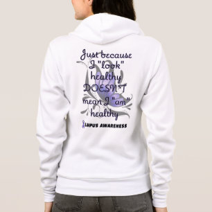 Veste À Capuche "Regarde" santé/Papillon...Lupus