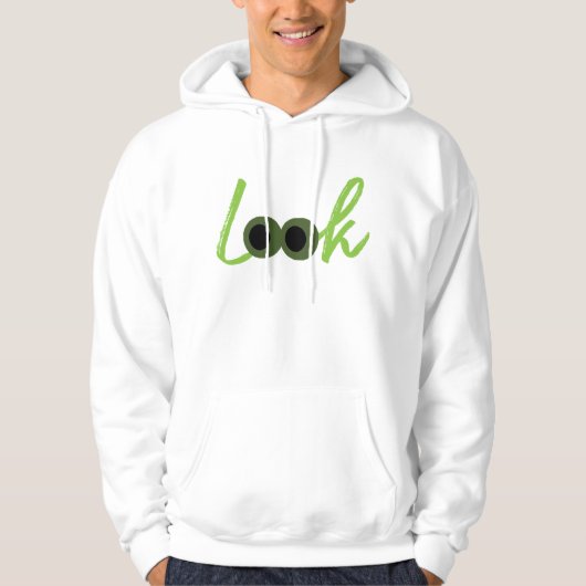 VESTE À CAPUCHE REGARDER NE PAS REGARDER (Devant)