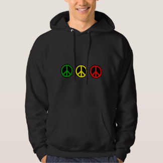 VESTE À CAPUCHE REGGAE DE 3 SIGNES DE PAIX