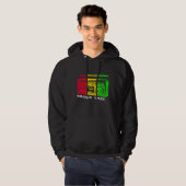 Veste À Capuche Reggae Vibez (Devant entier)