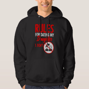 Veste À Capuche Règles Dates Ma Fille Fête des pères Papa Père
