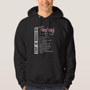 Veste À Capuche Règles De Taurus Zodiac Anniversaire Horoscope Ast