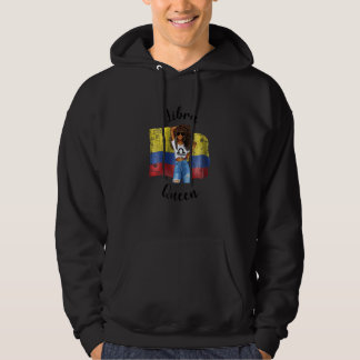 Veste À Capuche Reine afro-colombienne de la Balance féminine Afri