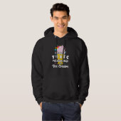 Veste À Capuche Relation Toxique Avec La Crème De Glace (Devant entier)