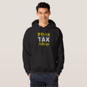 Veste À Capuche Relax je suis un conseiller fiscal Expert-Comptabl (Devant entier)