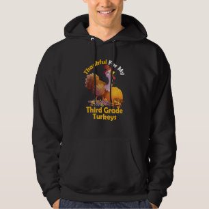 Veste À Capuche Remerciements Pour Mes Dindons De Troisième Année