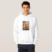 Veste À Capuche Renard dans la prairie (Devant entier)