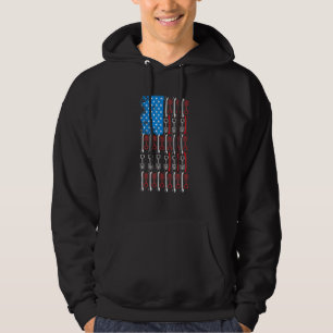 Veste À Capuche Réparation automatique du drapeau américain