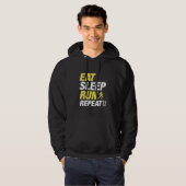 Veste À Capuche Répéter la course de sommeil (Devant entier)