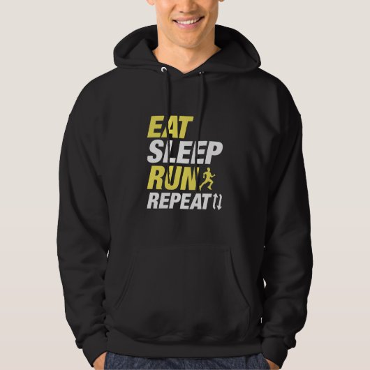 Veste À Capuche Répéter la course de sommeil (Devant)